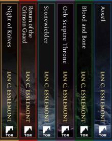 The Malazan Empire Series: (Night of Knives, Return of the Crimson Guard, Stonewielder, Orb Sceptre Throne, Blood and Bone, Assail) (Novels of the Malazan Empire)