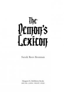 The Demon's Lexicon