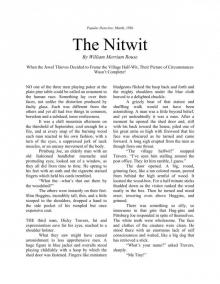 The Nitwit By William Merriam Rouse