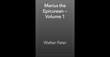 Marius the Epicurean — Volume 1