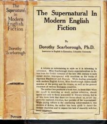 The Supernatural in Modern English Fiction