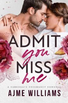 Admit You Miss Me: A Surrogate Pregnancy Romance (Irresistible Billionaires Book 1)