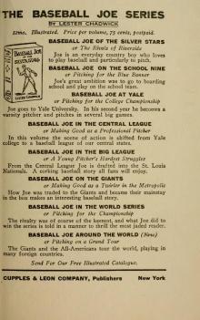 Baseball Joe on the School Nine; or, Pitching for the Blue Banner