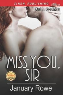 Miss You, Sir [Quinn Brothers] (Siren Publishing Allure)