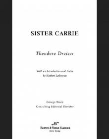 Sister Carrie (Barnes & Noble Classics Series)