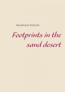 Footprints in the Sand Desert