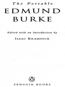 The Portable Edmund Burke (Portable Library)