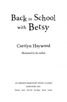 Back to School with Betsy