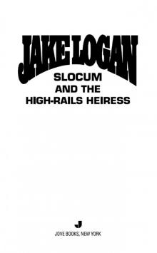 Slocum and the High-Rails Heiress