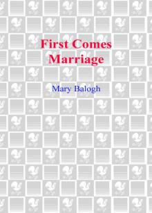 First Comes Marriage