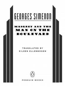 Maigret and the Man on the Boulevard