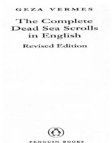 The Complete Dead Sea Scrolls in English