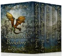 Enchanted Bookstore Legends (5-book complete epic fantasy romance box set)