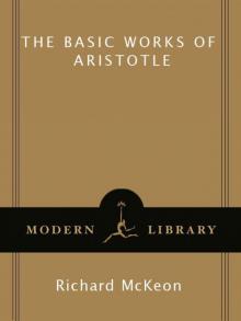 The Basic Works of Aristotle (Modern Library Classics)