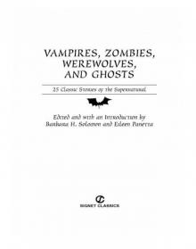 Vampires, Zombies, Werewolves and Ghosts