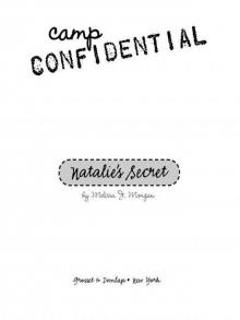 Camp Confidential 01 - Natalie's Secret