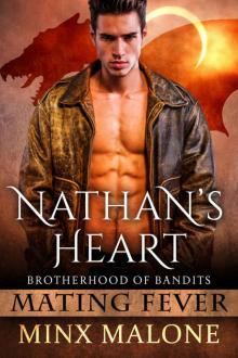 Nathan's Heart (Brotherhood of Bandits (Mating Fever) Book 1)