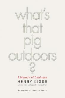 What's That Pig Outdoors?